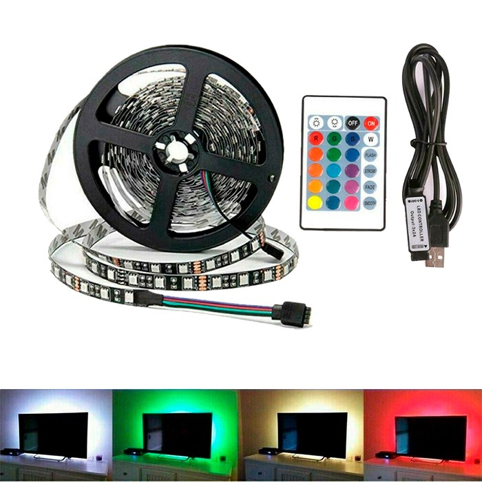 Comprar Kit cinta Led para TV con controlador Online - Sonicolor