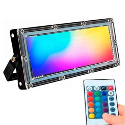 Reflector LED 50W RGB Para Interior