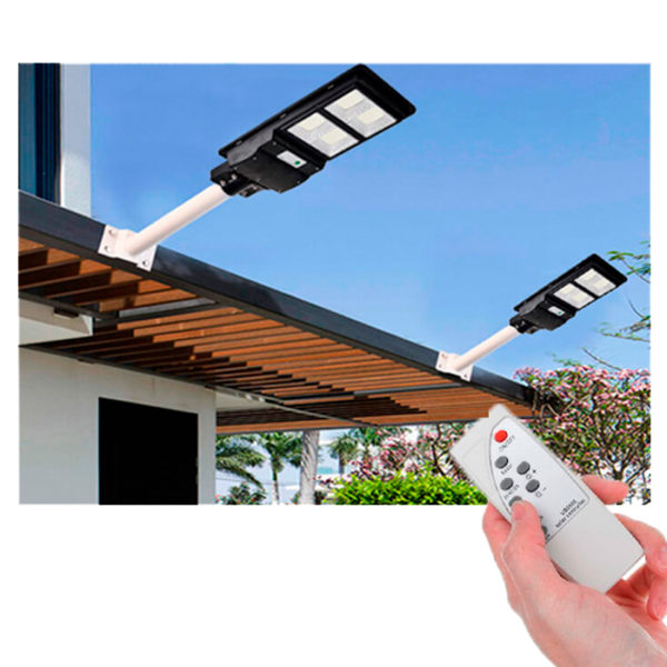 Foco Solar 200w Focos Solares Foco Led Exterior Con Sensor