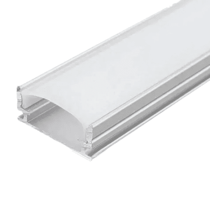 Canaleta Perfil de Aluminio Cinta LED con Difusor Parche 3 Metros
