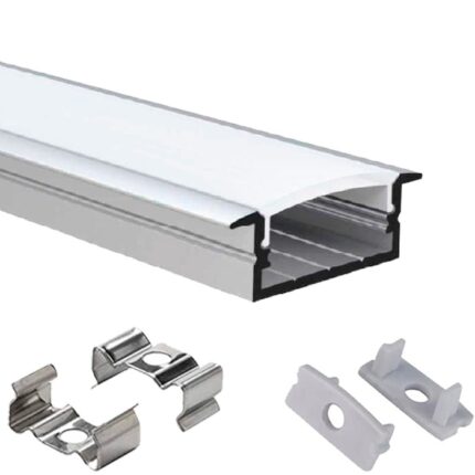 Canaleta de Aluminio para Luz Led AL-03 206x2.40cm