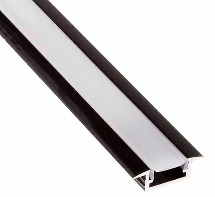 Canaleta aluminio cinta LED DIFUSOR EMPOTRAR 30 mm - LEDXPRES Costa Rica