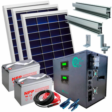 Foco Solar Led 300w Exterior C/sensor Y Control+ Brazo Metal