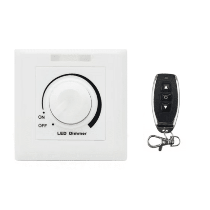 Controlador LED de Pared DC 12V–24V con Control