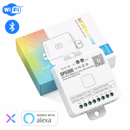 Controlador Universal SP530E Wi-Fi + Bluetooth Compatible Alexa y Google Home