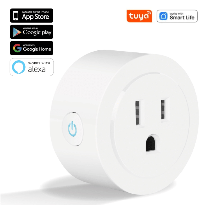 Enchufe Inteligente WiFi 10A Compatible con Alexa y Google Home - Main Image