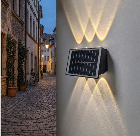 Lámpara Solar de Pared Bidireccional