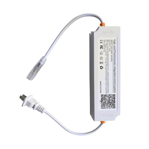 Controlador con Driver Integrado 24V a 110V para Cinta LED Direccionable — App Magic-Lantern