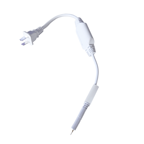 Driver Conector Universal para Manguera LED 110V — 2 Pines con Enchufe
